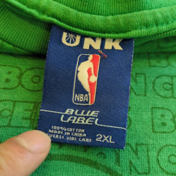 VTG NBA Boston Celtics Adult XXL Shirt Logo Clover Massachusetts Tatum UNK - Picture 4 of 8